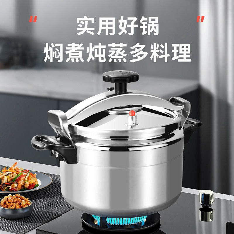 Customized cross-border aluminum pressure cooker for home large-capacity soup pot multi-functional stew pot open flame special explosion-proof pressure cooker