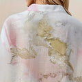 wholesale women's short-sleeved shirts, trendy shirt with hot-selling cross-border print designs, dropshipping available