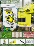 Portable microscope for kids - educational toy with phone clip - perfect for student science experiments, antiques, jewelry appraisal, and miniature observation