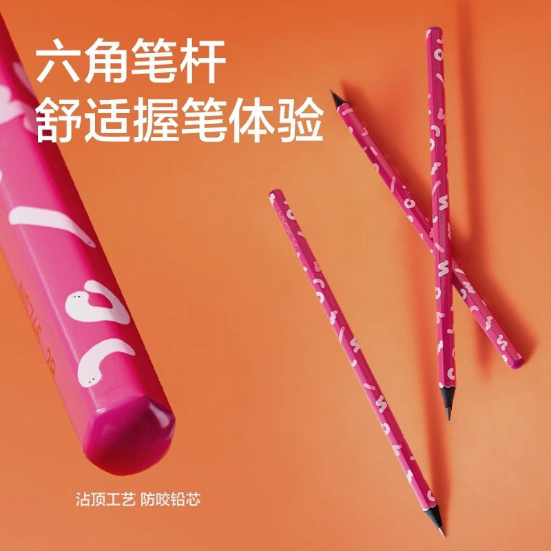 Deli Newsay NS745 Year of the Snake Black Wood HB/2B Hexagonal Pole Newsay Pencil 10pcs/box Stationery Pencil