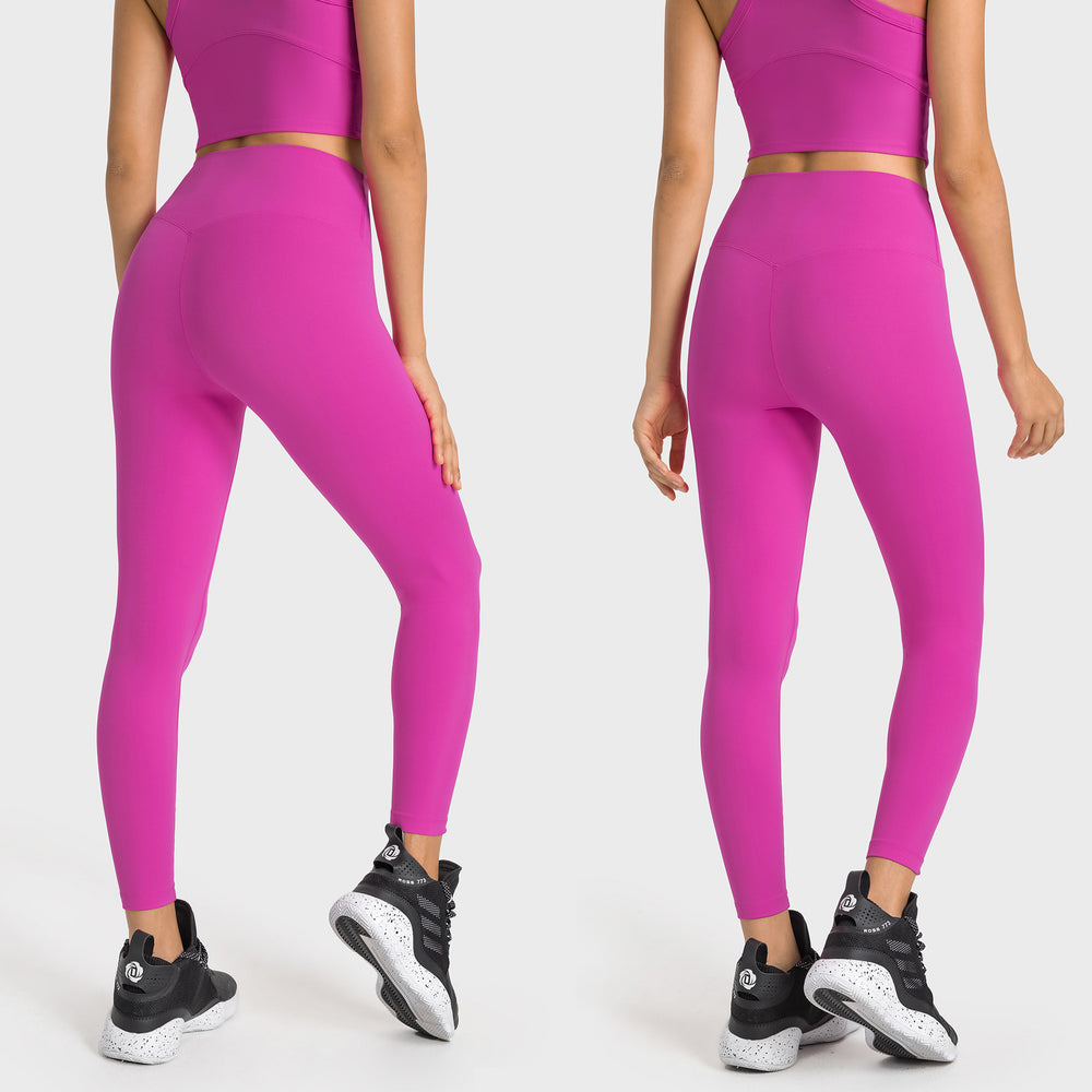 High-stretch yoga capris with built-in bra and shockproof sports top - professional training yoga fitness set for women