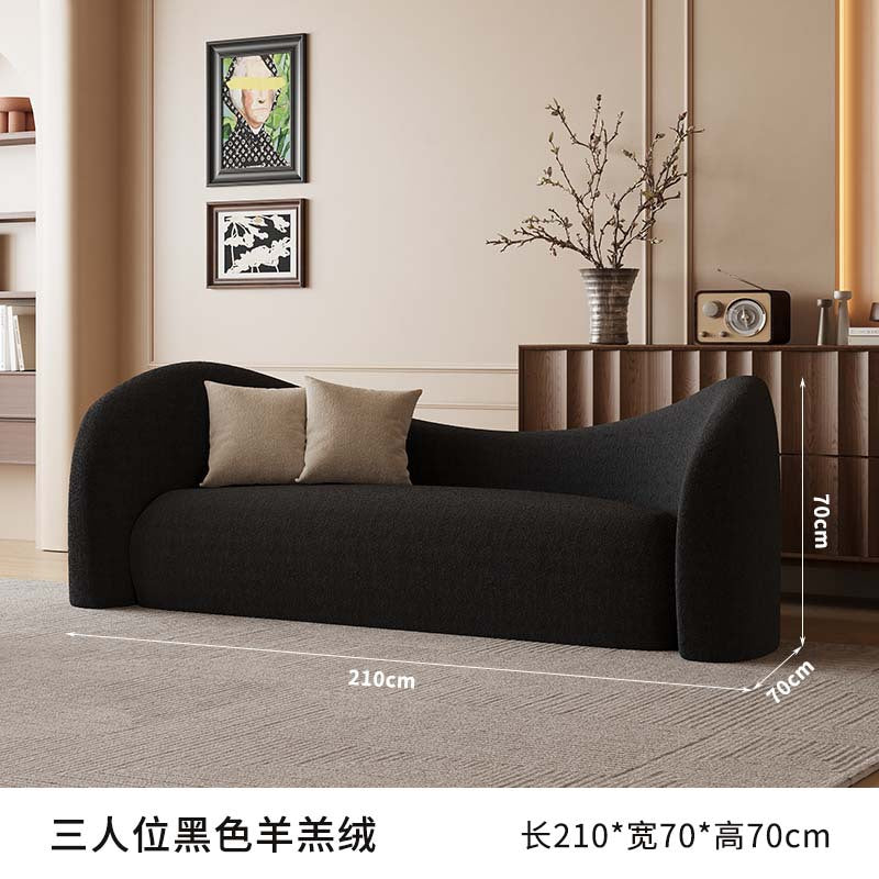 Scandinaviannew arrival fabric sofa living room beauty salon reception net benchcasual cashmere sofa combination