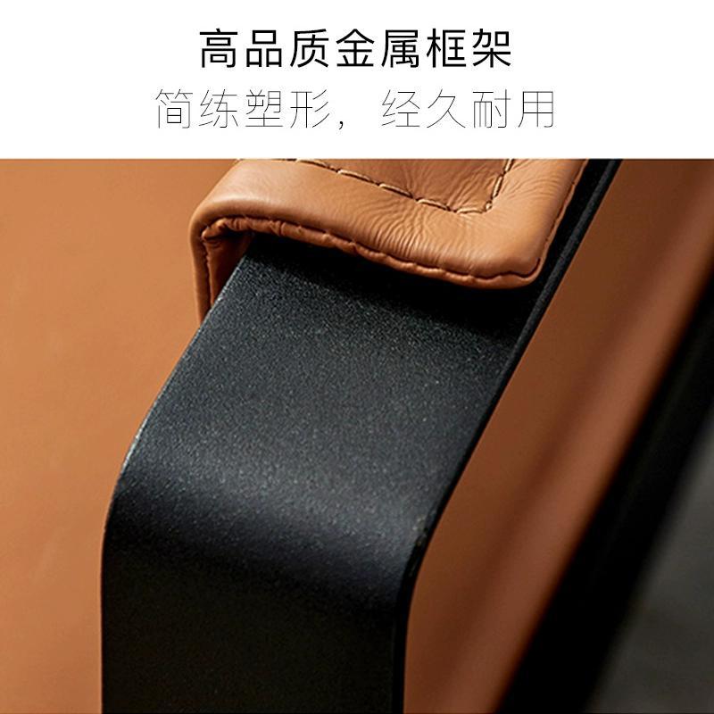 Italian industrial style loft leather sofa chair retro scandinavian back balcony bedroom tiger chair