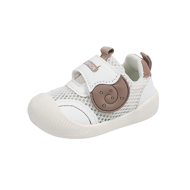 Baby spring/summer soft-soled prewalker shoes - functional infant & toddler shoes - soft-soled, breathable mesh shoes for boys & girls
