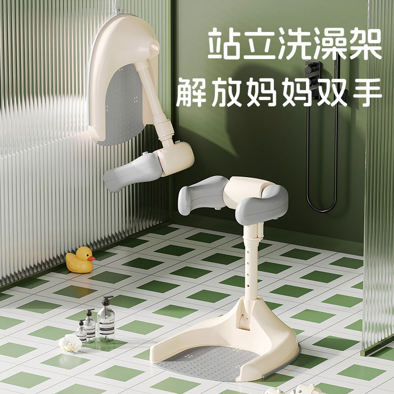 Wholesale baby bath support stand - foldable, no-assembly, non-slip bathing aid for infants and toddlers