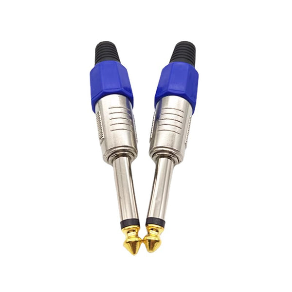 6.5 Big two core mono 6.35 plug 6.5 microphone microphone power amplifier guitar audio mixer plug