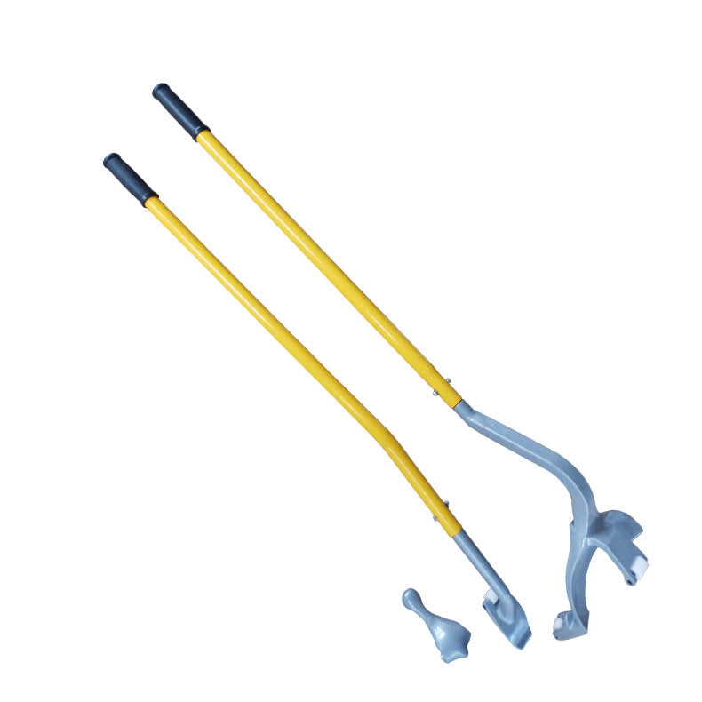 Processing Manual vacuum tire disassembly and assembly tool Large rake three-piece set Large truck vacuum tire removal combination tool