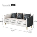 Gray: three-seater