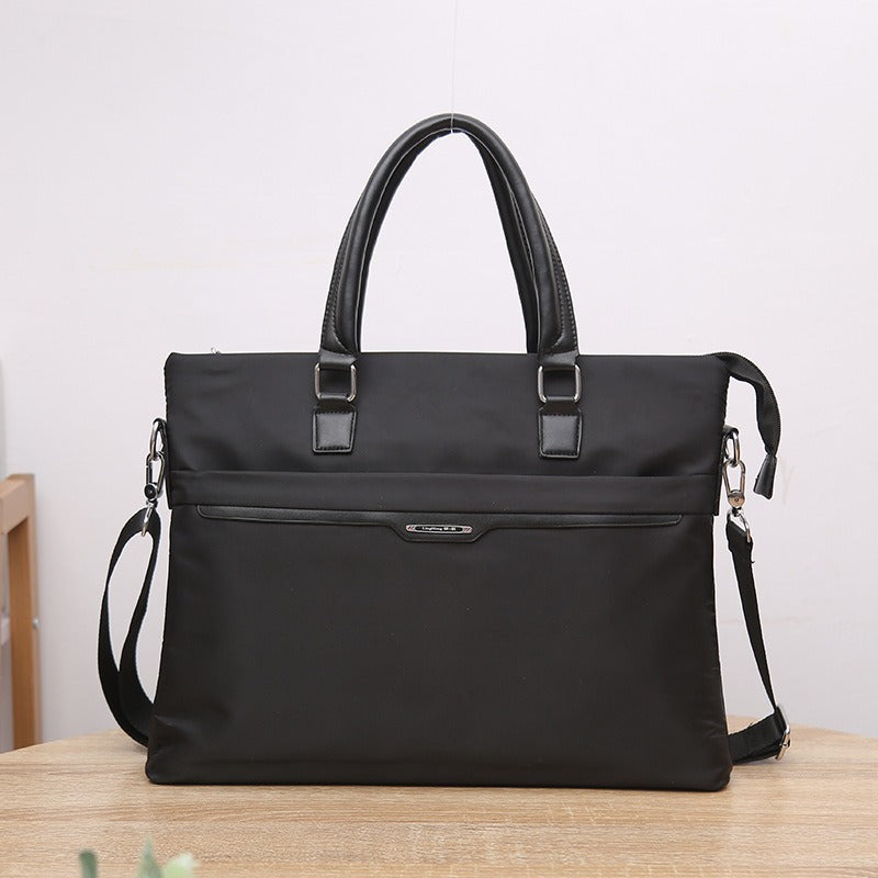 Oxford cloth handheld document bag a4 briefcase pilot handheld briefcase thickened waterproof conference bag information bag