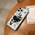 Suitable for apple 17promax gothic graffiti angel puppy phone case iphone16 cute 15/14 anti-fall