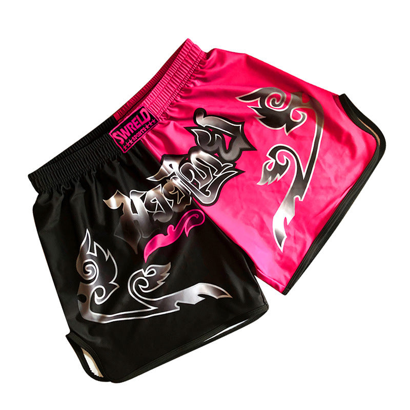 MMA Boxing Training Anti-Wear Fighting Pants UFC Mixed Fighting Muay Thai Shorts Running Fitness Cycling Fighting