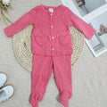 Girls' class a pure cotton suitlong sleevestops+leg pants+triangle hairy infant all year roundseparatessuit