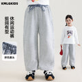 Girls' casual straight-leg sweatpants - new autumn  collection: stylish, cute, and sweet for little girls
