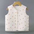 Infant sleeveless cotton vest - class a certified warm vest for babies and toddlers, unisex quilted top, outerwear, children's clothing