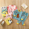 Kids' cotton pajama set - girls' & boys' thermal underwear - wholesale children's home wear