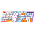 Raiku t28 wired membrane keypad with rotary encoder, tri-color backlit, mechanical feel, desktop computer office keyboard