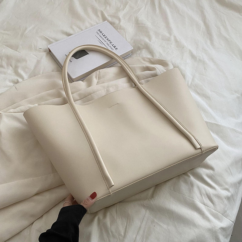 Retro commuter high-end big bag women's 2025 new autumn and winter fashion versatile tote bag large-capacity shoulder bag