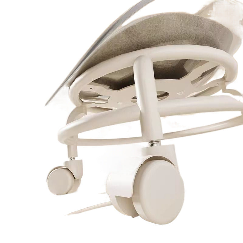 Acrylic stool silent universal wheel children with baby toddler stool net pulley small chair home low stool beautiful seam