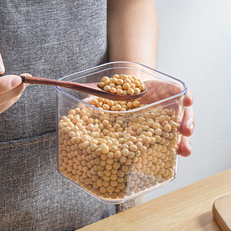 Food, snacks, grains, nuts, storage, sealed box, kitchen, living room, moisture-proof and dustproof, can be stacked with large storage tanks