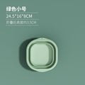 Collapsible washbasin - portable travel basin, thickened plastic basin, available in small and large sizes, perfect for home, dorm, and laundry use