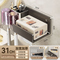 Toothbrush rack without punching gun gray bathroom tooth cup mouthwash cup storage wall-mounted paper towel holder all-in-one