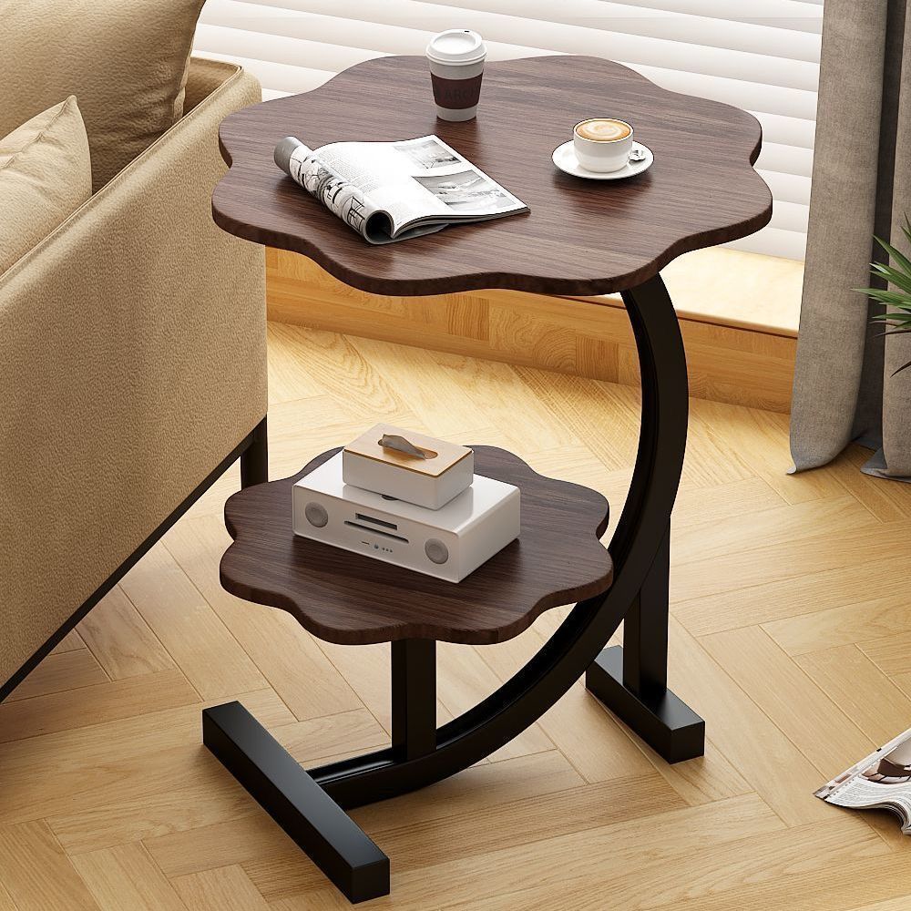 Scandinavian style accessible luxury bedside table bedside storage rack living room sofa side table small coffee table bedside table marble countertop