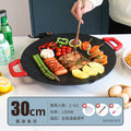 Multifunctional electric grill korean style electric grill pan home non-stick bbq grill plate smokeless electric stir-fry pan steak grilling pan