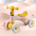 Kids' balance bike - 1-3 years old - four-wheel, footless, toddler training wheels, children's glider bike