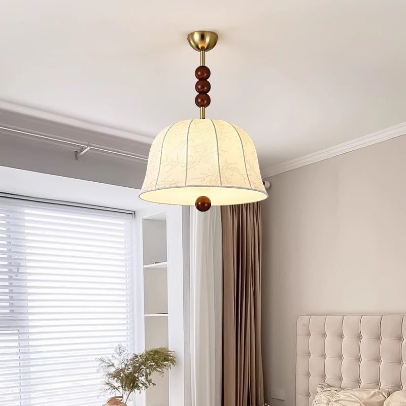 [Strict selection] American retro chandelier main room light Nanyang wind bar light creative fabric B & B apartment lighting