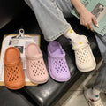New arrival crocs cute girl fashion student outwear toe shoes summer beach sandals and slippers couple shoes for men