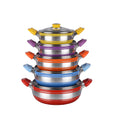 thickened double-ear soup pot 18-26cm non-stick household kitchen pot set gift aluminum pot pot