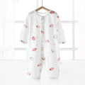 Wholesale baby rompers - spring/summer lightweight air conditioning suits, baby pajamas, long-sleeve onesies, crawling suits, newborn clothes