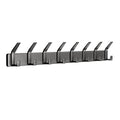 Space aluminum hook, punch-free door back coat hook, wall-mounted fixed wall coat hook, entrance hall coat rack