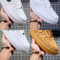 Air force 1 af1 putian high version men's and women's sneakers low-top deconstructed wheat pure white air force 1 white shoes