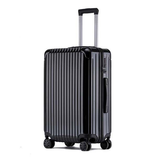 Suitcase Women's 20 inch trolley case Small boarding case Suitcase Lightweight zipper password case Leather case luggage