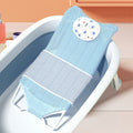 Baby bath net headrest bath bed kids non-slip bath support net newborn bathing net baby bath rack hangable bath mat