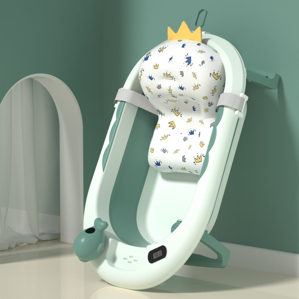 Wholesale baby folding bathtubs - universal newborn support, soaking bucket, home use, kids' bath tub, baby bath basin