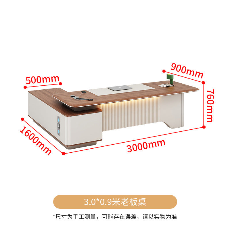 Saint li boss desk president chairman office desk classy executive desk manager office desk desk and chair set