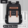 2025 new british style elementary school backpack - grades 1-6, lightweight, large capacity, spine-protecting, hand-carry & shoulder bag