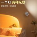 Wireless rechargeable bedside wall lamp with remote control, multifunctional room led wall light, stick-on, punch-free, removable spotlight