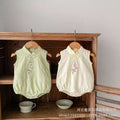 Newborn & toddler summer cheongsam romper - traditional chinese style bodysuit for baby girls - perfect for 100-day celebration & full month milestone