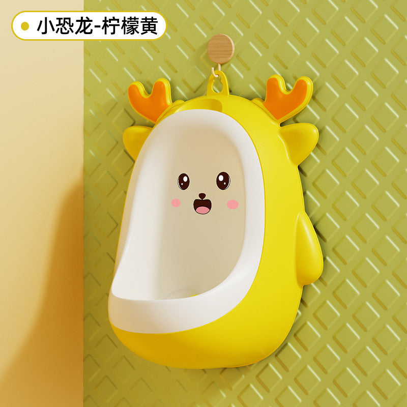Wall-mounted potty for boys - portable urinal for babies & toddlers - standing toilet training urinal - pee training device