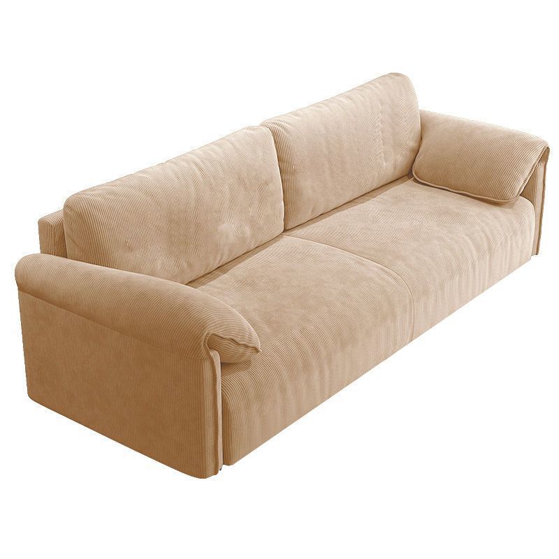 Sofa rental room single double three-seater fabric sofa straight row new arrival living room small apartment popular elephant ears