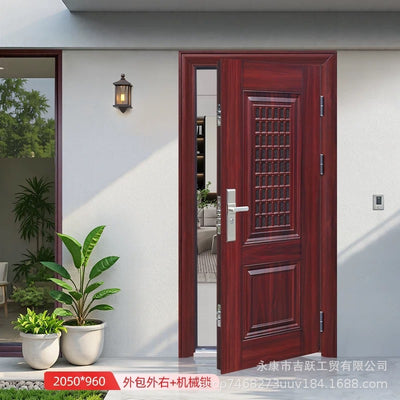 Factory direct sales wholesale security door 7cm entrance door middle door mother-in-law entrance door rental house engineering door