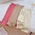 Girls' autumn  new fashion casual pants, korean style loose and stylish fresh printed wide-leg trousers for baby girls