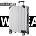 Luggage box for women, small 20inch pull rod box, universal wheel 24inch male student, durable and strong password travel leather box