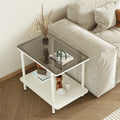 Movable small side table with slit storage rack, accessible luxury simple corner table, small table, sofa side coffee table, for home tea table
