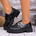 spring/autumn new arrival: thick-soled loafers for cross-border e-commerce. plus sizes available. price difference: $0.67. wholesale options available. dropshipping to  and