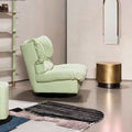 Italian milan cloud single seater sofa swivel chair down leather single chair lazy sofa chair