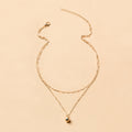 Sweater accessories necklace wholesale european and american cross-border autumn and winter pendant women's accessible luxury niche high-end golden clavicle chain